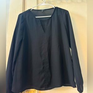 Black long sleeve shirt Forever 21 size small